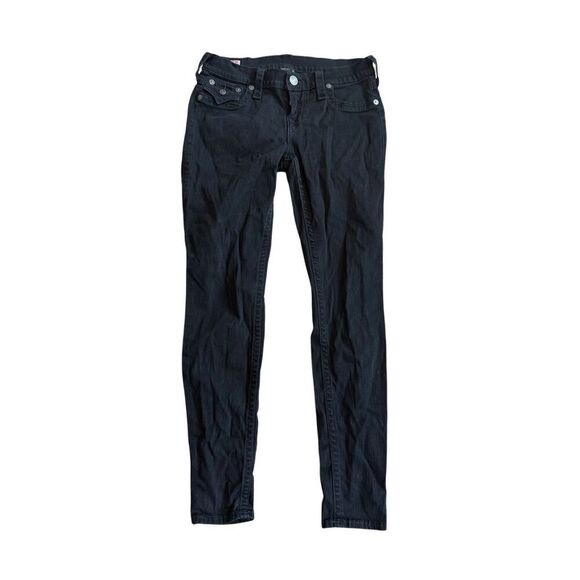 True Religion Denim - True Religion Jeans Section Misty Slim Fit Black Jeans Size 28